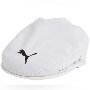 Puma White Golf Cap with Black Logo, size XL